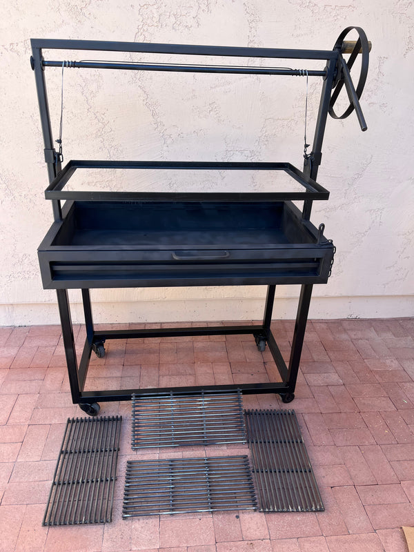 Santa Maria Grill w/ Square Grill Grate 44 x 24 – Craft Grills