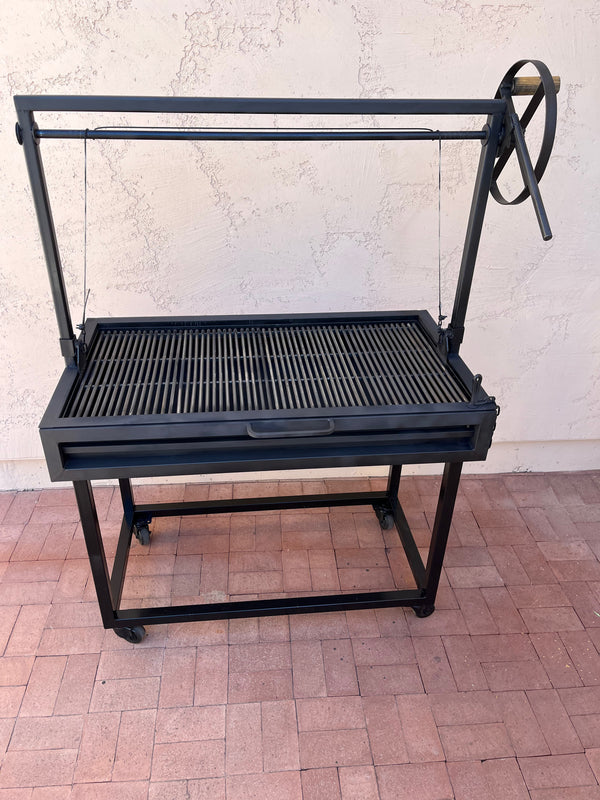 Santa Maria Grill w/ Round Grill Grates  44" x 24"