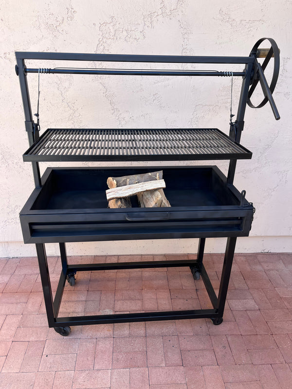 Santa Maria Grill w/ Round Grill Grates  44" x 24"